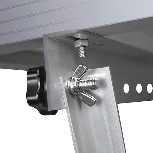 Miniatura 5 de Renogy Soportes de montaje en panel solar ajustables de 28 pulgadas, con patas de inclinación plegables en cualquier superficie plana para RV,