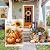 Fall Garden Flags for Outside 12x18 Inch Double Sided, Sunflower Pumpkin Small Yard Flags Autumn for Outside, Outdoor Fall Flag Front Porch Decorations