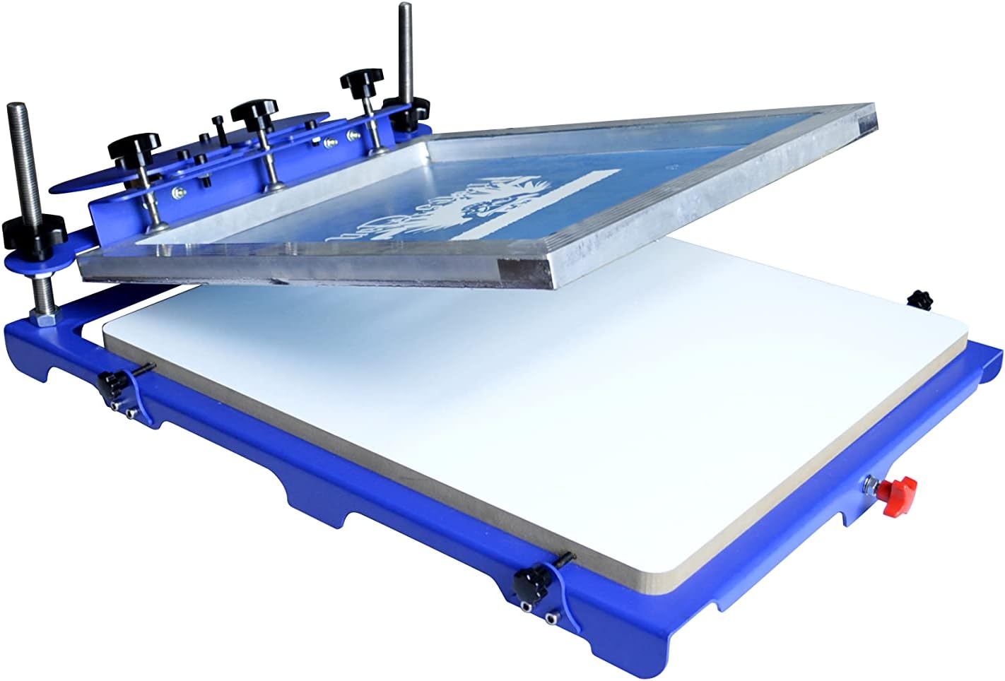 INTBUYING 20x24inch Screen Printing Machine Micro-Registration 1 Color Silk Screen Printer for PCB SMT T-Shirt DIY Without Screen Frame