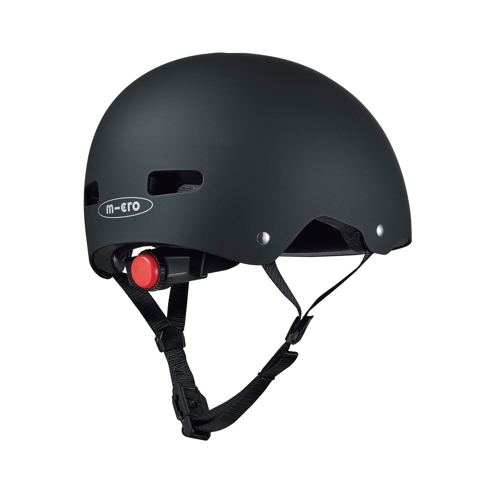 Micro - Casco per skateboard/bicicletta (L, nero)
