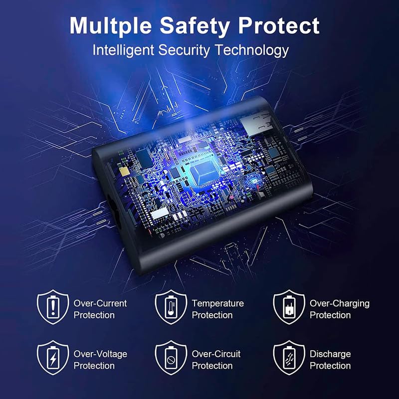 Image of Charger for Dell 65W USB Type C for Dell Latitude 5300 2-in-1 Chromebook, Chromebook 7486,Latitude 5400, Dell Inspiron:5000 Series: Compatible with Inspiron 13 5310,14 5410 2-in-1