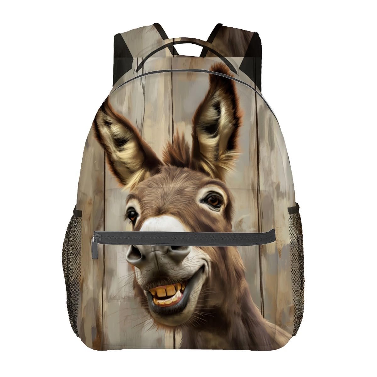 VANZEV Funny Donkey Backpack Travel Backpacks Laptop Rucksack,School Bookbag for Women Kids Boys Girls,Animal Back Pack Accessories Bags,Ideal Gifts