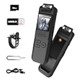 Bextgoo Body Camera, Mini Sports Camera with 64GB TF Card, 1080P HD Body Cam, 180° Rotatable Lens, Small Action Video Camcorder with Magnetic Back Clip & Bike Mount, POV Cam for Bike, Outdoor Use