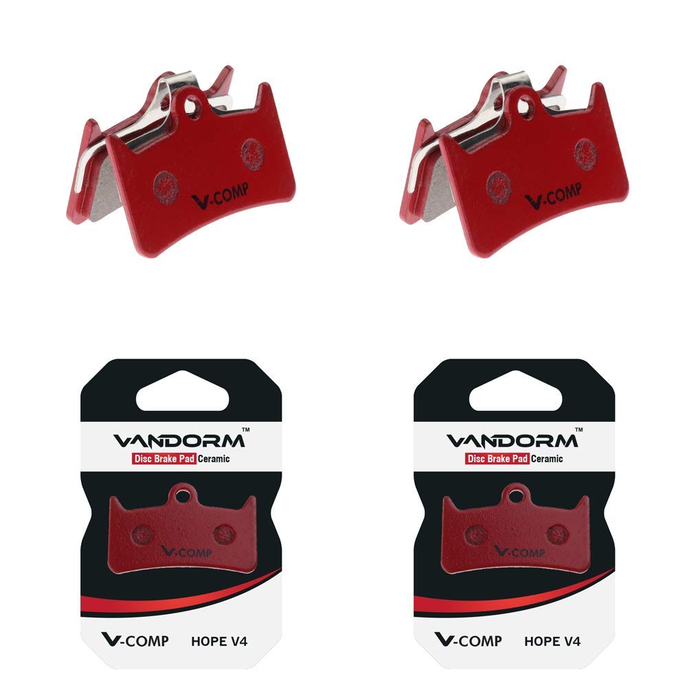 Vandorm2 PACK Hope V4, V-COMP CERAMIC COMPOUND Disc Brake Pads