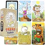 mrdiyshisha Teddy Tarot Deck Ver.2, 79 Adorable Tarot Cards - Standard Size (4.75' x 2.75')