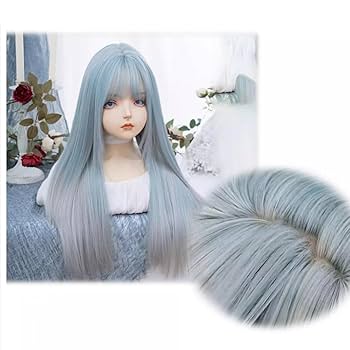 Amazon.co.jp: フルウィッグ かつら ストレート wig グラデ 耐熱