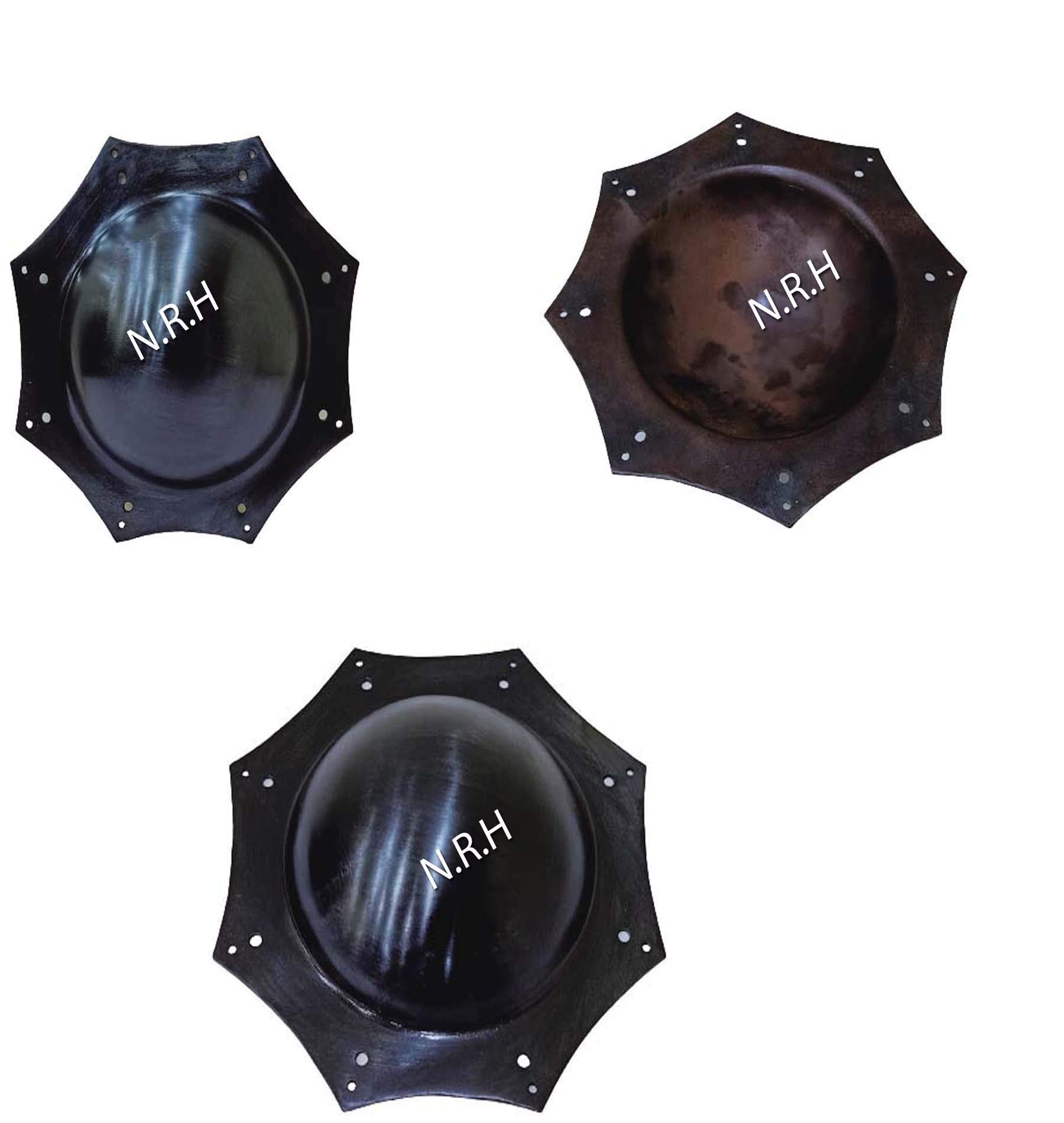 Armatura Shield Funzione Viking Norman Black Cross Finish Armatura Boss