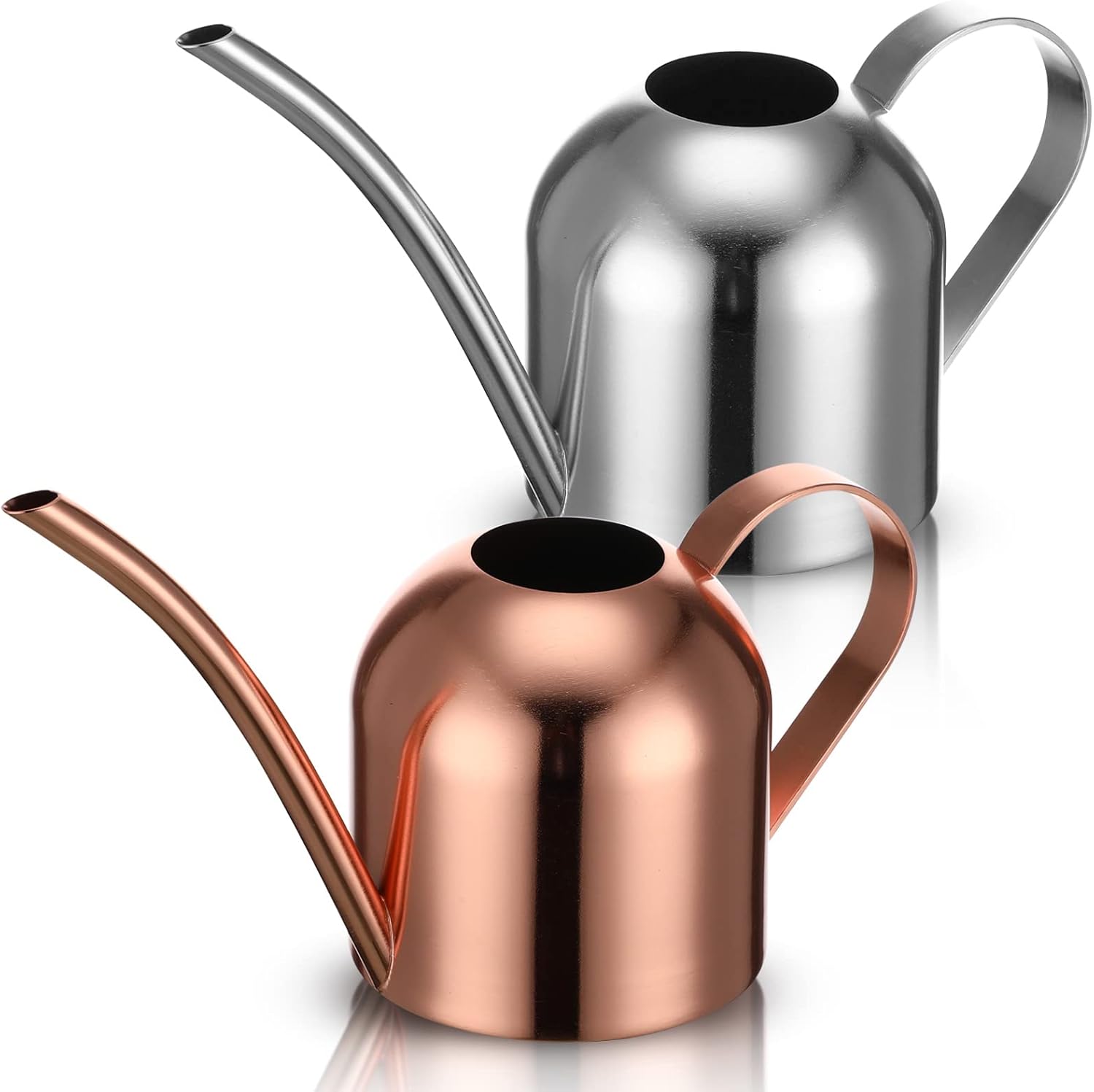 2 Pcs 17 oz Small Watering Can for Indoor Plants Stainless