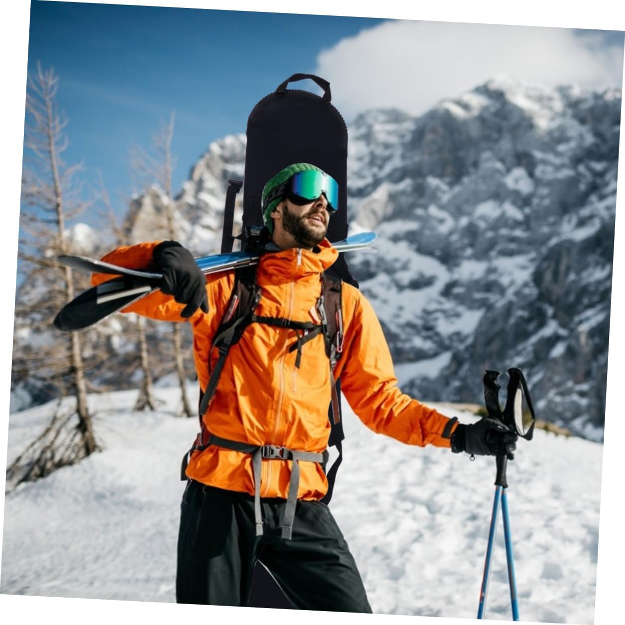Snowboard Bag and Cover Lightweight Padded Snowboard Storage Case with Shoulder Straps for Travel and Ski Gear Protection