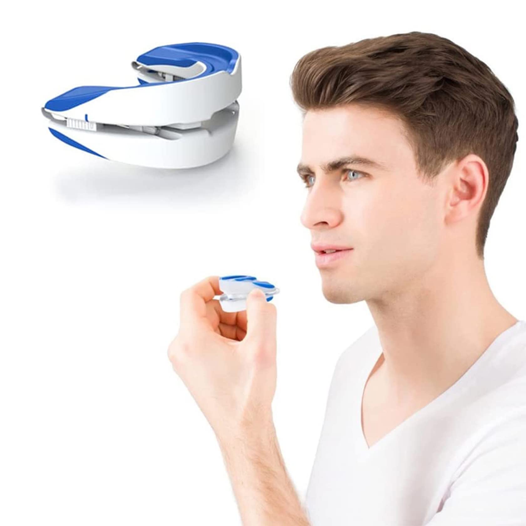 Protector Bucal Bruxismo Moldeable para Bruxismo Regolabile Dispositivos Antironquidos Soluciones para la Boquilla para Ronquidos