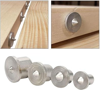 8pcs Dowel Pin Center, Woodworking Alignment Tool Points Marker Drill Center, 6/8/10/13 mm Dowel Drill Center Points Pin Set(Hollow)