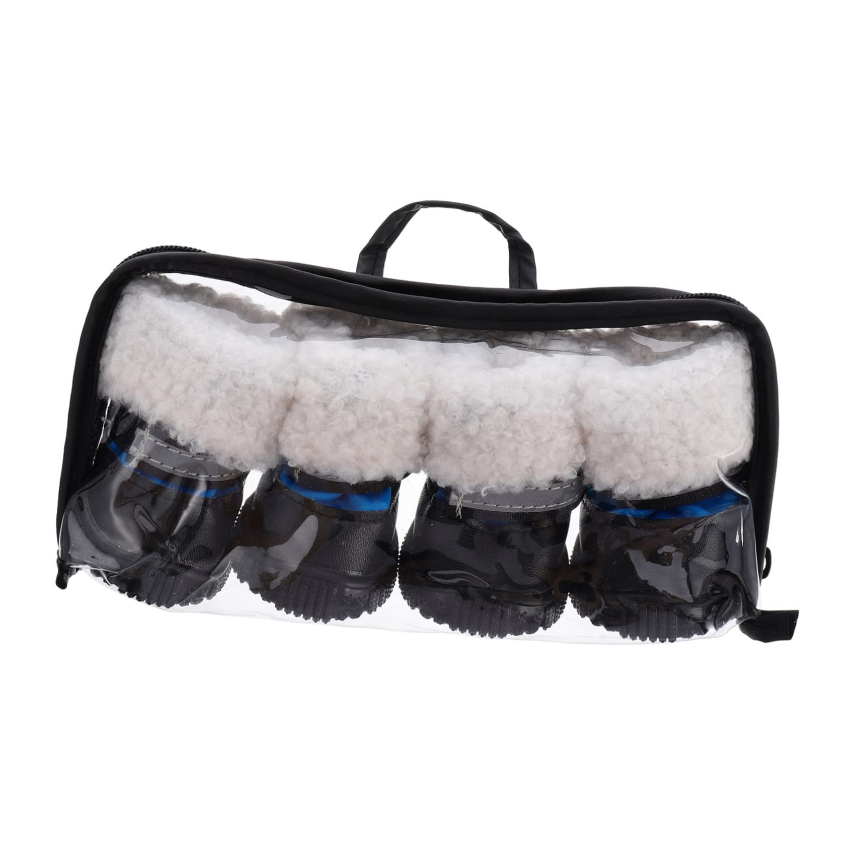 Bottes pour chiens imperméables lac bleu t1 lot de 4