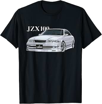 Amazon | JDM Car JZX100 ドリフトツアー V セダン 1JZ Tシャツ
