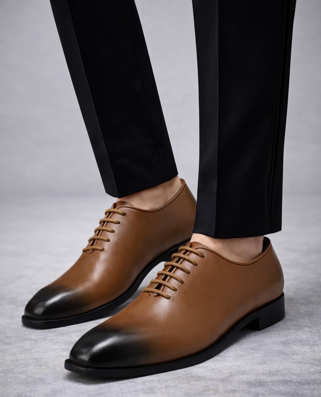 AUSTIN MILL Mens Dress Shoes Plain Toe Lace Up Oxfords for Business Work Wedding Office Prom - Image 2