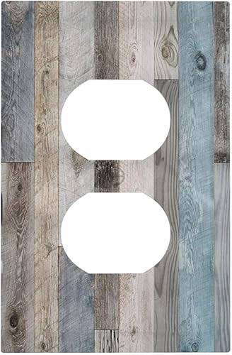 Miniatura 89 de Cubiertas de Interruptor de Luz de Palanca Simple con Diseño Abstracto de Sol Amanecer Retro, Placa Decorativa Arcoíris Atardecer de 1 Gang, Placa