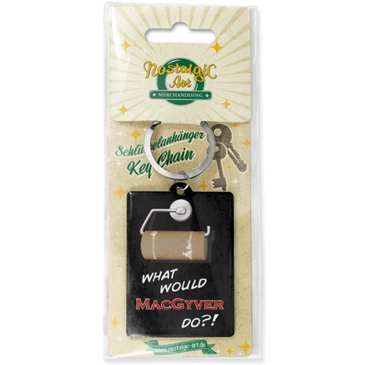 Nostalgic-Art 47018 Achtung - What would MacGyver Do?!, Key Chain