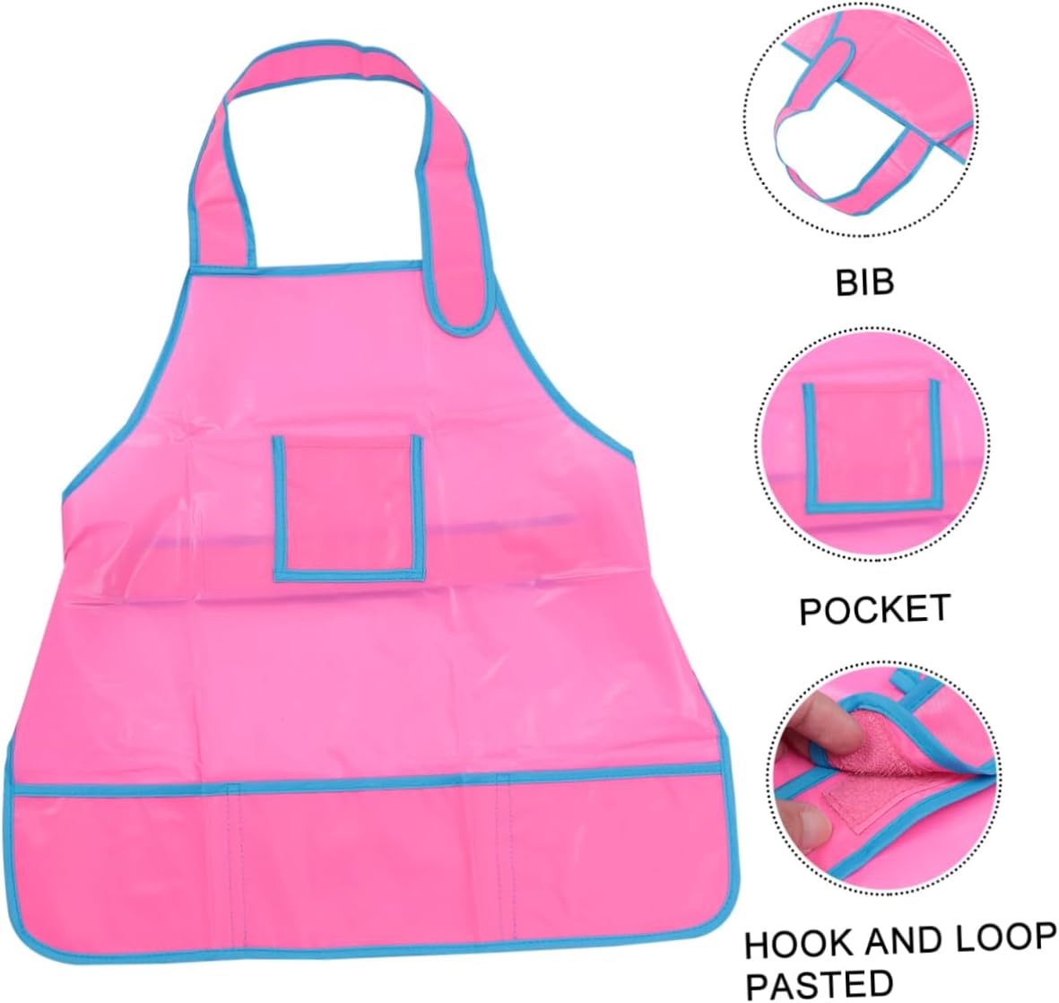 KICHOUSE Children's Art Craft Painting Apron Watercolor Smock Set Kids Drawing Apron Kids Craft