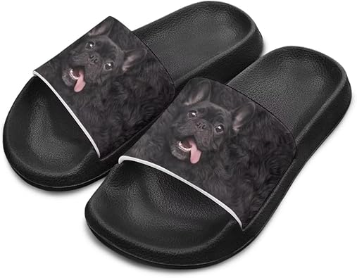 Howilath Childrens Sandals Casual Non-Slip Slides Unisex Kids Slippers Bathroom Shower Shoes with EVA Sole