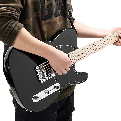 Miniatura 5 de Guitarra eléctrica de 39 pulgadas, diapasón de arce para guitarra eléctrica SS Pickup Case y paquete de accesorios para principiantes paquete de