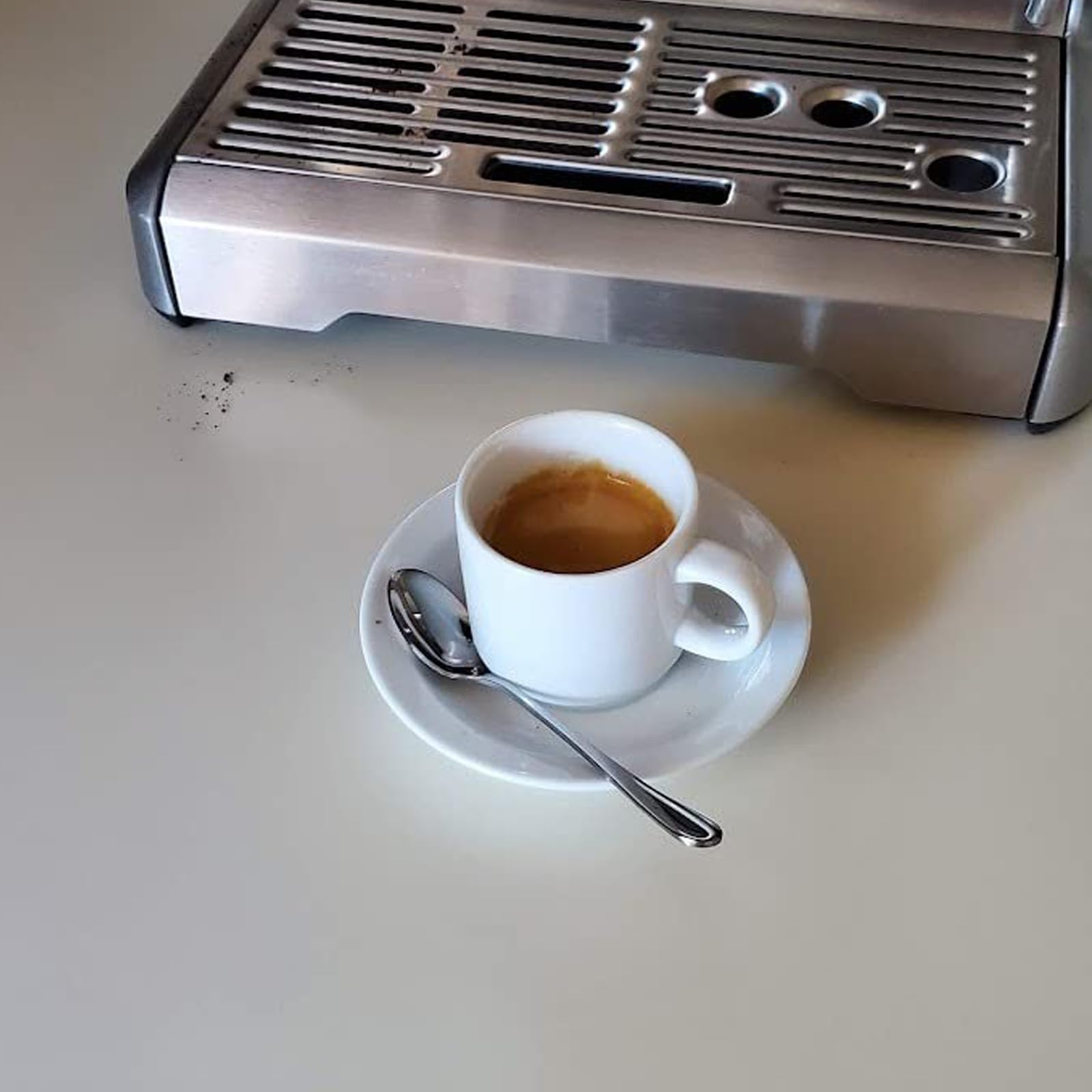 Set di 40 cucchiaini da 17 cm, in acciaio inox, per tè, caffè, insalata, dessert, torte