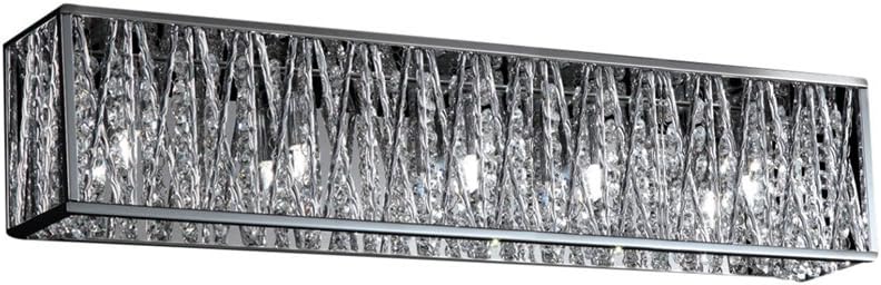 Z-Lite 872CH-5V Terra Five Light Vanity, G9, Silver