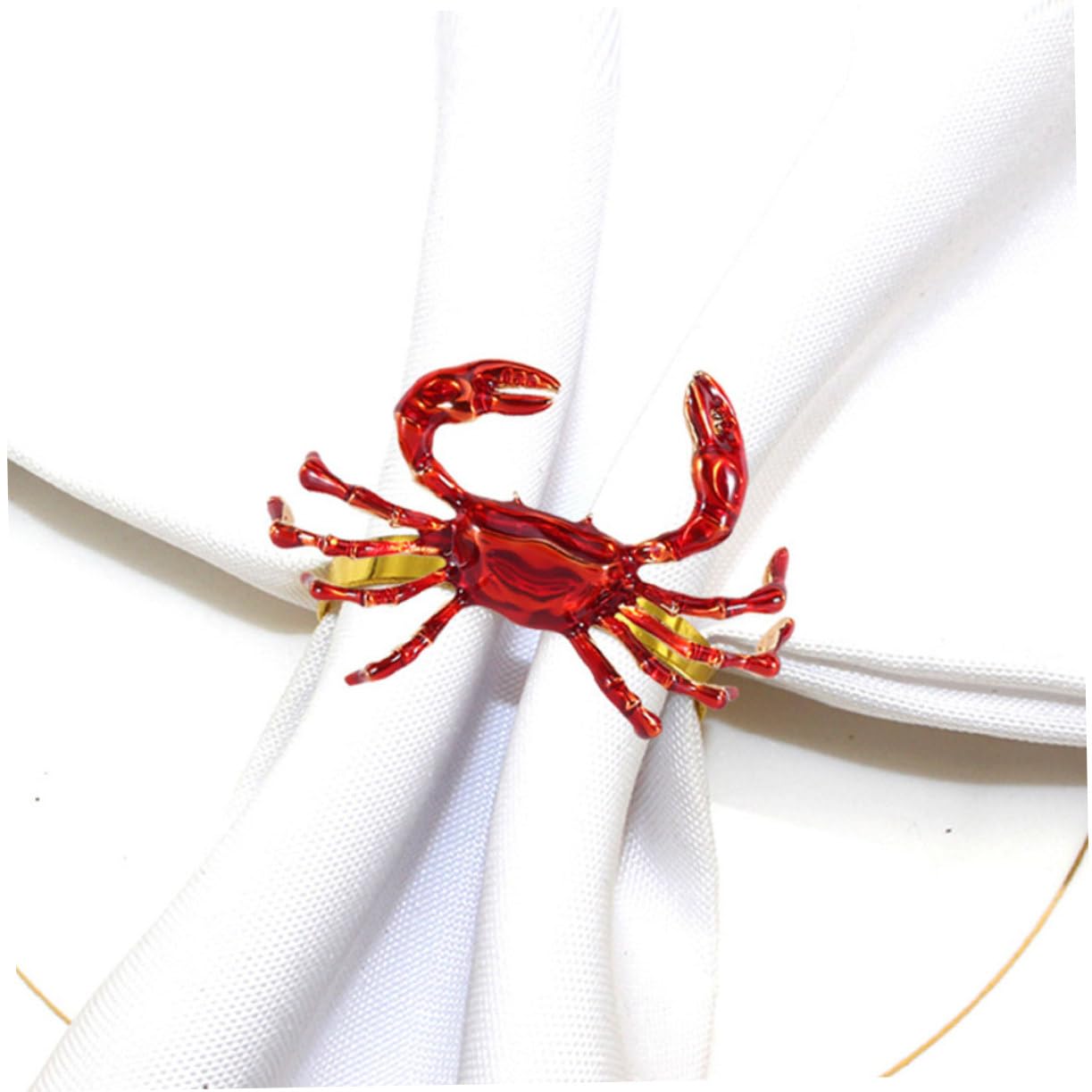 Alipis 12stücke Teiliges -förmigen Serviettenringen Napkin Buckles Für Hochzeiten Und Partys Tischdekoration Und Vielseitige Nutzung
