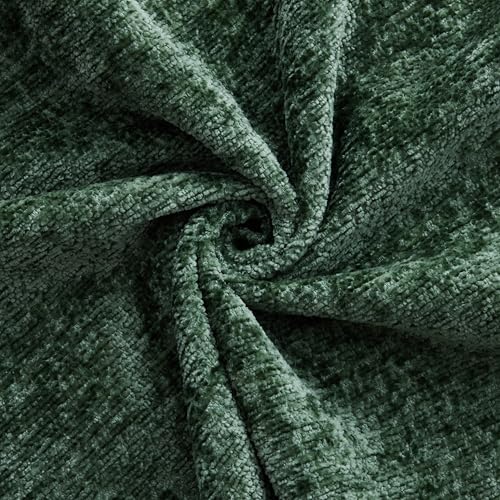 Image of Txtin's Sleeper Sofa with Pull Out Couch Bed | 112 Inch Couches for Living Room | U-Shaped Convertible Sofa Bed | Chenille Green