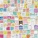 100Pcs Positive Affirmation Stickers, Self Love Care Quote Mental Health Inspirational Motivational Encouraging Sticker Pack for Laptops Water Bottles Students Waterproofing Decals Teens Adults