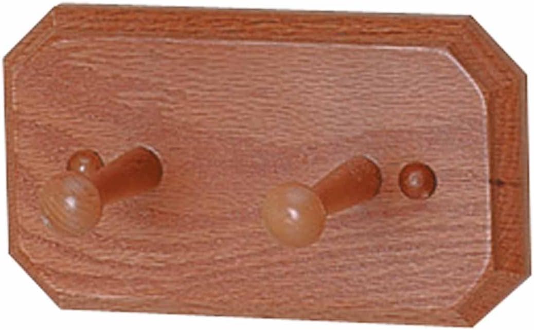 Oak Peg Rail Rack