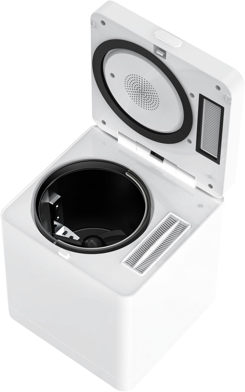 3L Electric Composter for Home, Kitchen Compost Bin for Countertop, Odorless/Auto-Clean/LED Display, One-Touch Composting to Handle Daily Household Food Waste.