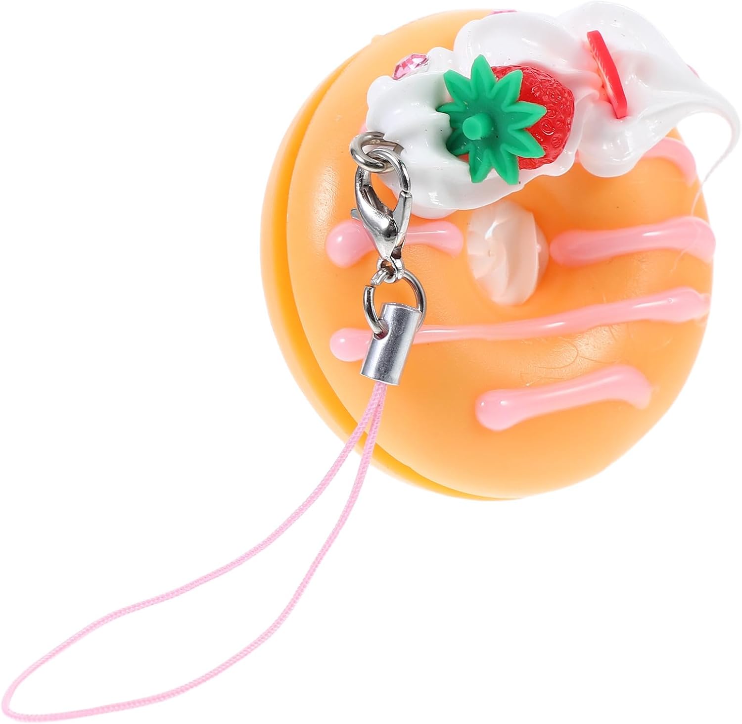 Cute Phone Charm Mobile Phone Bag Hanging Accessory with Realistic Design Made of Sturdy Pvc for Bag Decoration and Present Choice