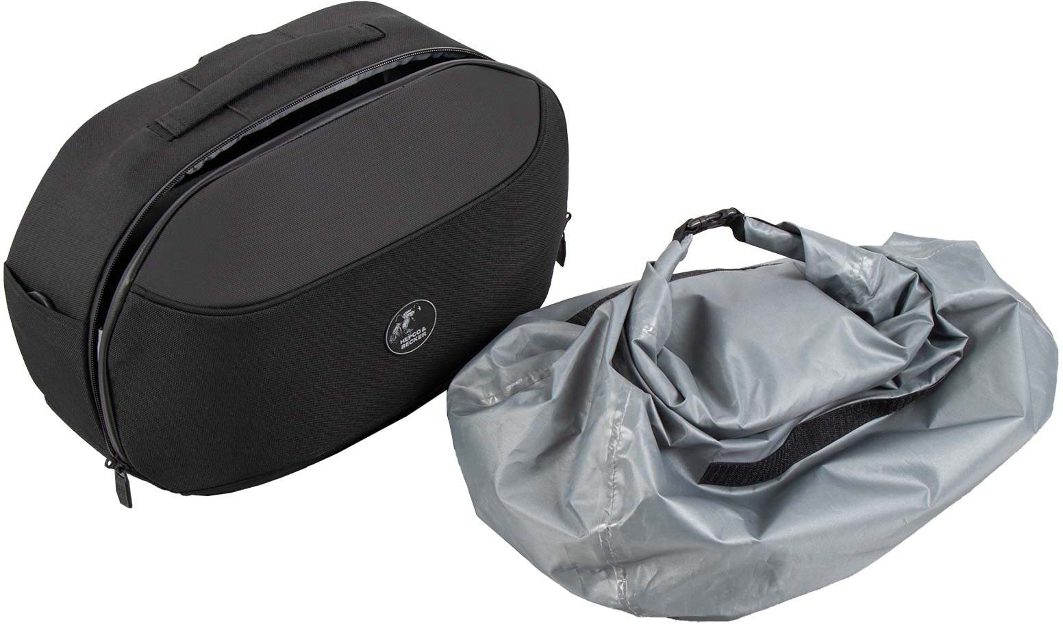 Hepco & Becker Hepco&Becker - Set di valigie laterali modello Street 2020 per portabagagli C-Bow con tasche morbide