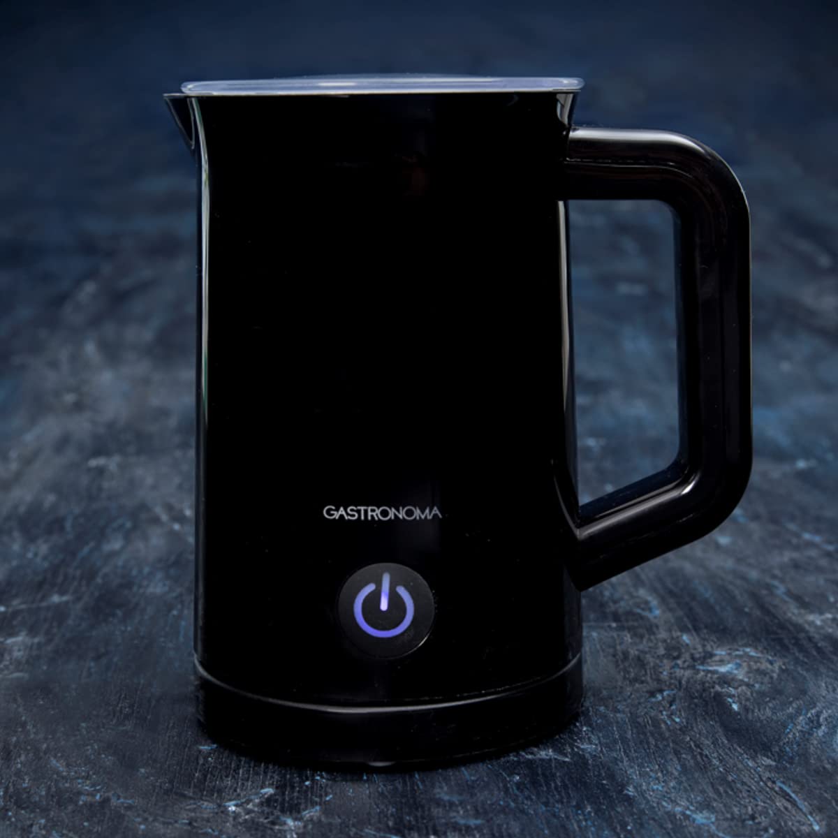 Gastronoma 18150003 - Espumador de leche eléctrico, 300 ml, alta capacidad, de acero inoxidable, 3 en 1, para espuma de leche caliente y fría, chocolate caliente, recipiente de leche inalámbrico