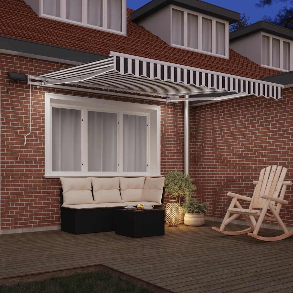 Resistente al Agua con Luces LED Antracita 300 x 250 cm