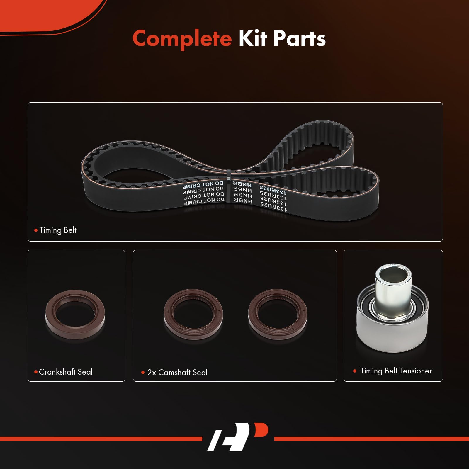 A-Premium Kit cinghia di distribuzione di ricambio per Infiniti QX4 Mercury Villager Nissan D21 Pickup Maxima Frontier Pathfinder Pickup 1995 Quest Xterra, 3.0L 3.3L V6 GAS SOHC aspirazione naturale