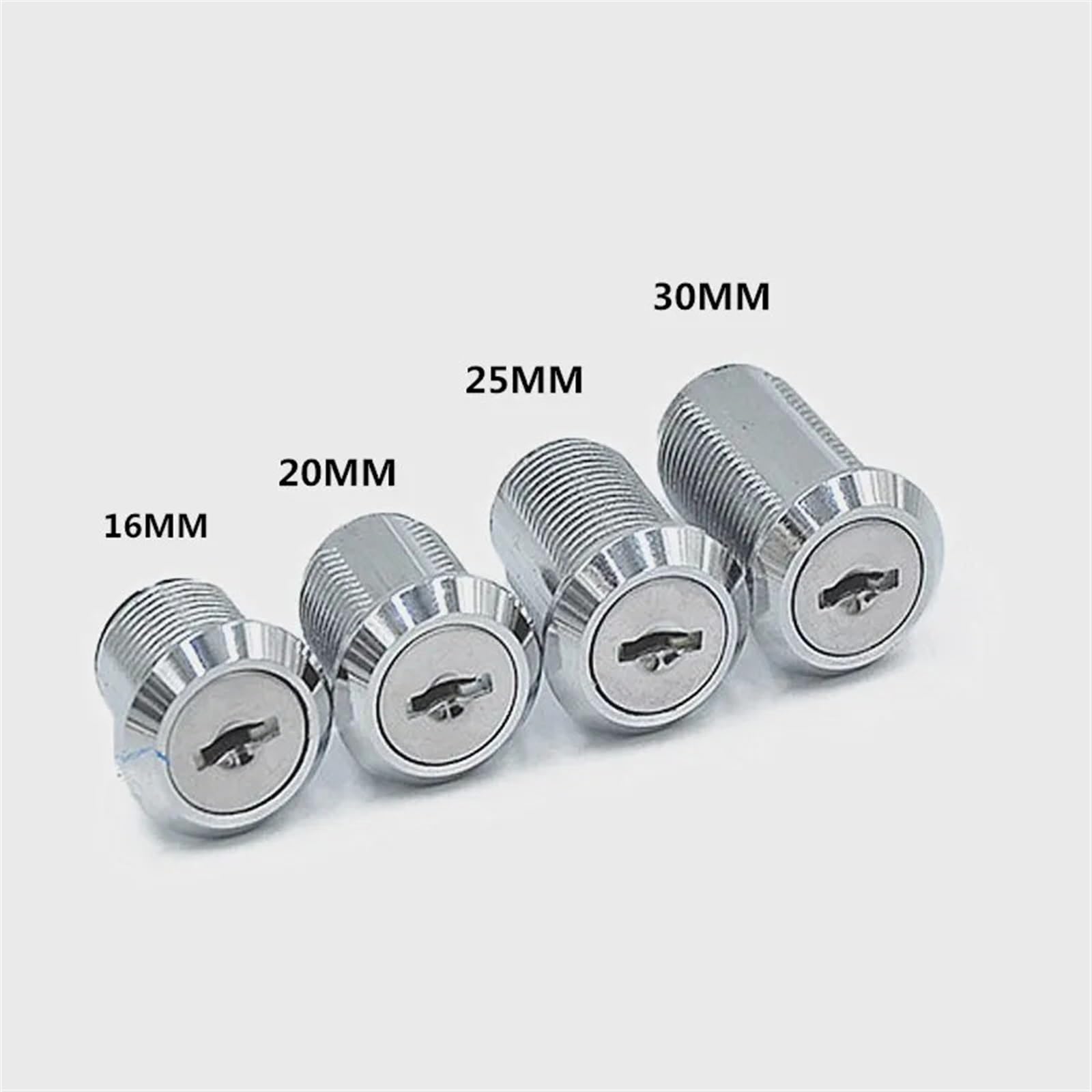 Zamki do szuflad z 2 kluczami zamek sprzęt meblowy drzwi szafki na biurko skrzynka listy zamki krzywkowe 16mm 20mm 25mm 30mm 1 szt(25mm)