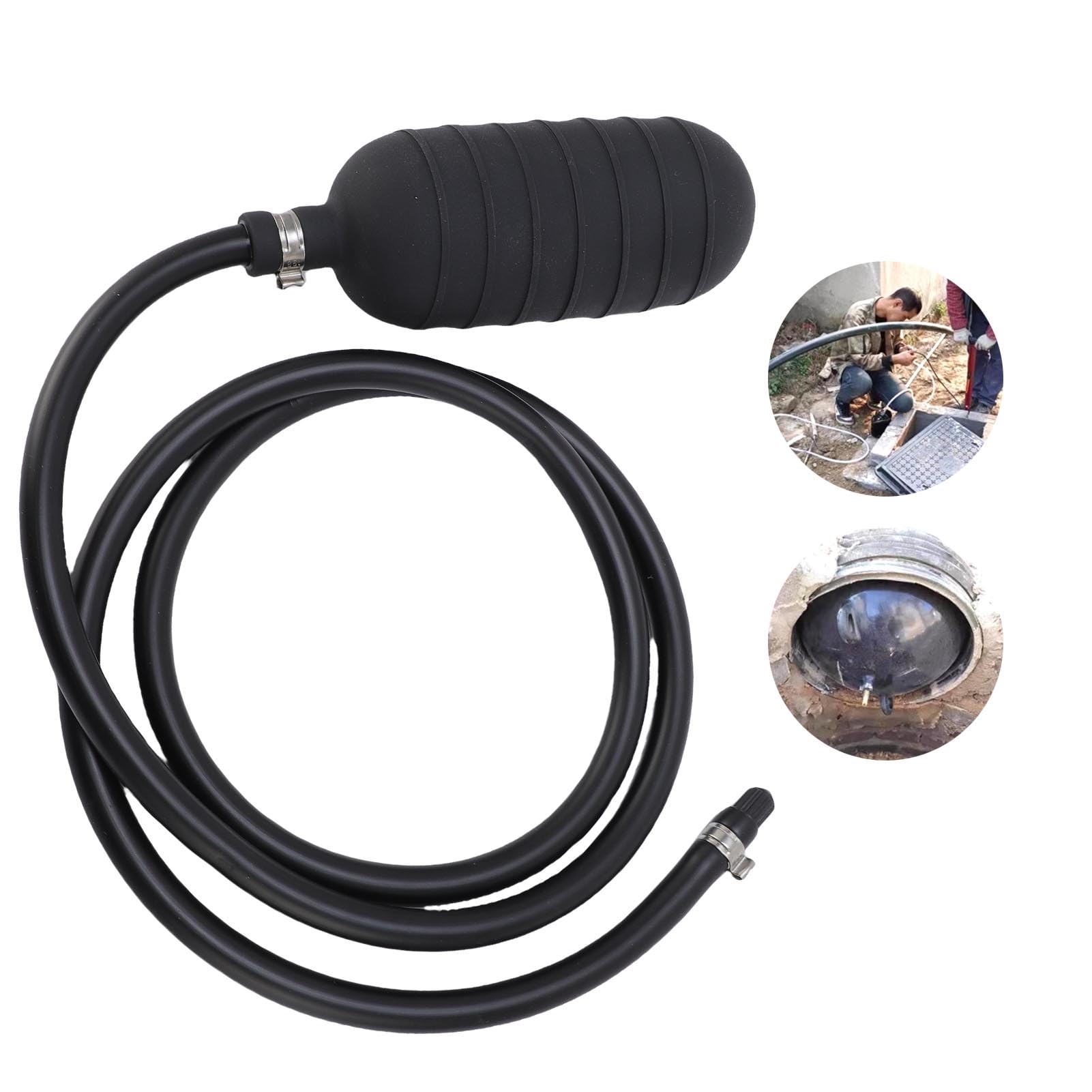 Boule de Ballon de Tuyau Gonflable pour Arrêt d'eau, PVC Universal PVC Plumbing Plumbing pour L'inspection du Pipeline D'eaux Usées (110mm)