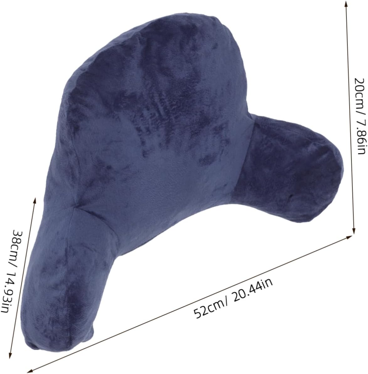 Bed Rest Pillow Arms Plush Backrest Cushion for Reading Sitting up in Bed Comfortable Lumbar Support Cozy Water-Resistant Material for Couch Floor Seating