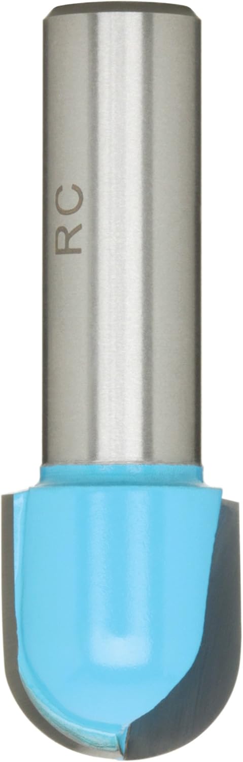 Roman Carbide DC1237 3/8-Inch Radius Core Box, 1/2-Inch Shank