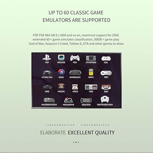 Miniatura 6 de G11pro HD Retro Acrade - Caja de videojuegos, Game Stick Plug and Play, emuladores de consola de videojuegos de TV con controladores duales