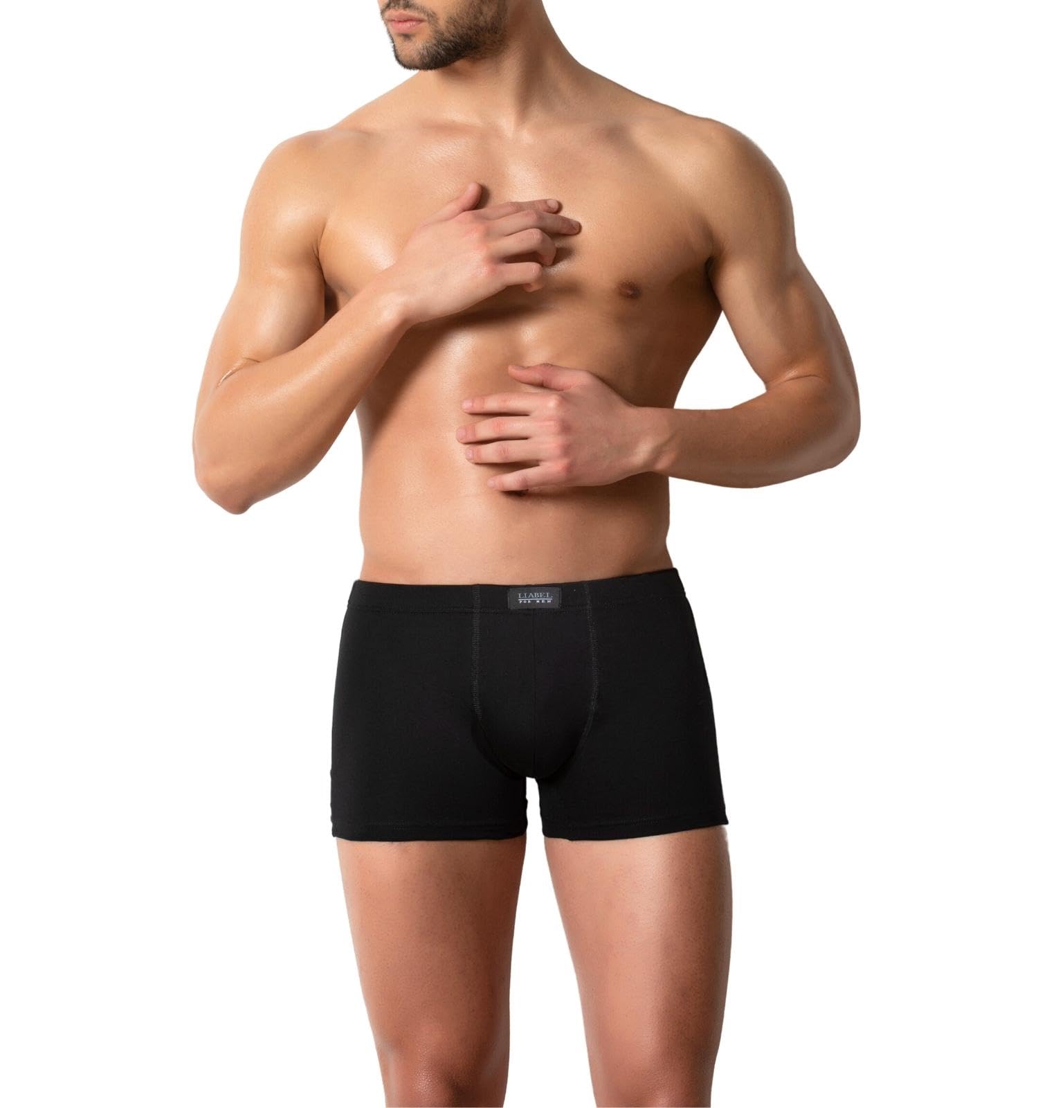 Boxer da uomo con sacchetto a sfera scozzese sospensorio sostenitori sportivi biancheria intima maschile boxer breve comodo rigonfiamento allenamento cotone comfort biancheria intima boxer slip