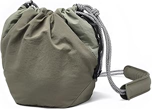 Camera Pouch Camera Bag Drawstring with Detachable Strap Lightweight Pouch Suitable for SLR/Digital Cameras, green