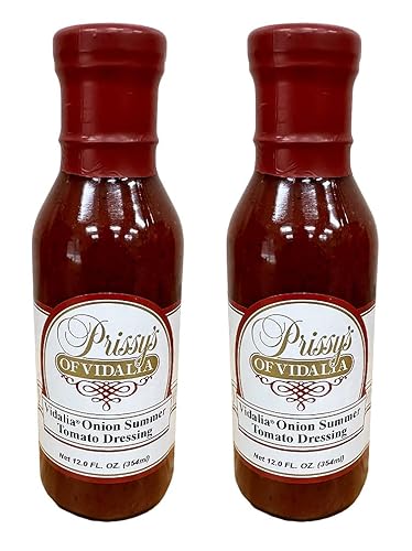 Vidalia - Aderezo de cebolla y tomate de verano, 12 onzas líquidas (paquete de 2) sin grasa y sin colesterol