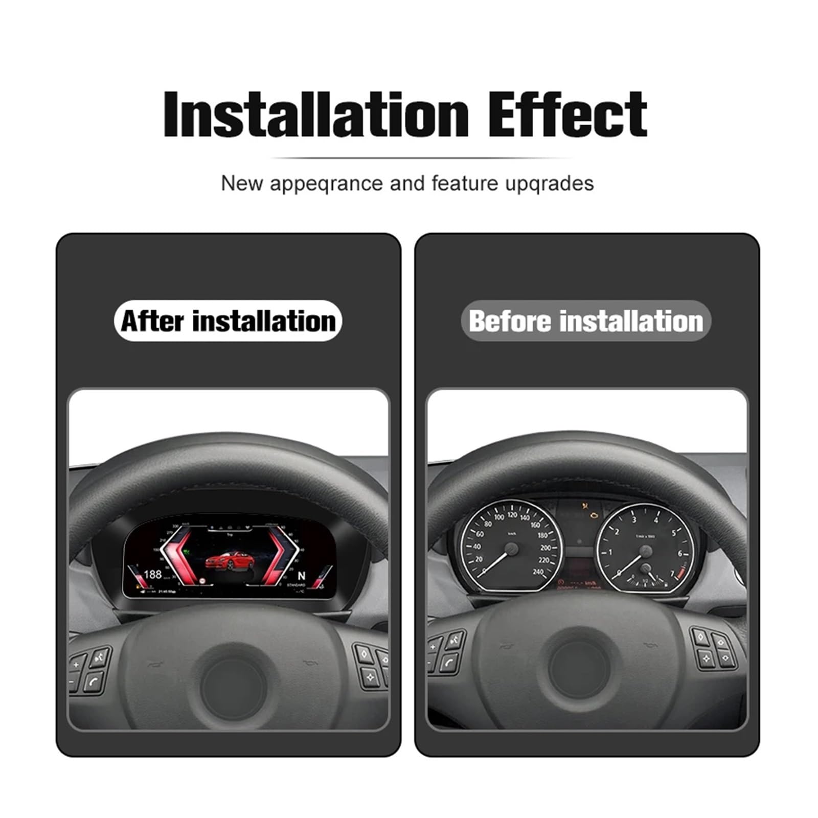 Clúster Digital Compatible con BMW Z4 E89 2009-2017, tablero de instrumentos serie z4, velocímetro automotriz, panel de instrumentos LCD
