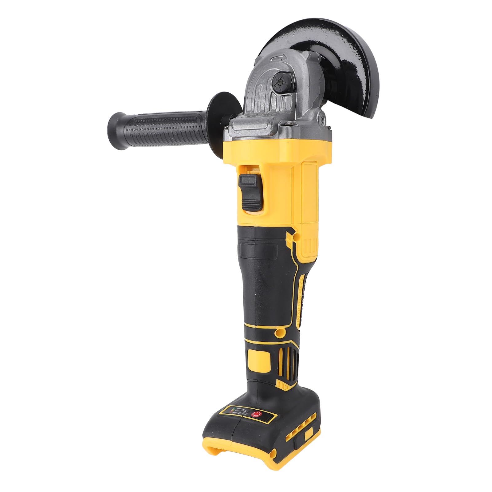 Fafeicy Strumento di Macinazione Angolare Cordless 6600 U/Min 4 Mulino Metallico a velocità Variabile con Presa Ausiliaria Rimovibile per un Controllo Migliore, Ideale per Operatori Edili e Operai