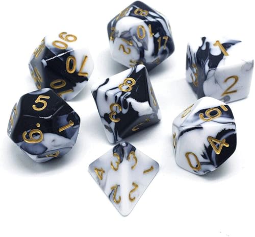 Miniatura 2 de HD - Dados poliédricos para juegos de rol (RPG), juegos de mesa como Calabozos y Dragones (D&D) y Pathfinder