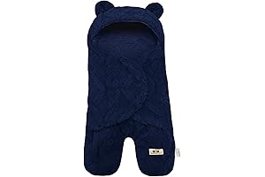 Ultra-Cozy Bluesnail Newborn Receiving Blanket: Cloud-like Comfort for Your Little Snuggler