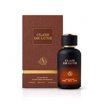 Clair De Lune by Symphony, Eau De Parfum, 100ml 3.4oz, Inspired by OmberNomade LV, Luxury Unisex Perfume, Long Lasting Exotic Fragrance, Wide Sillage Hard Box
