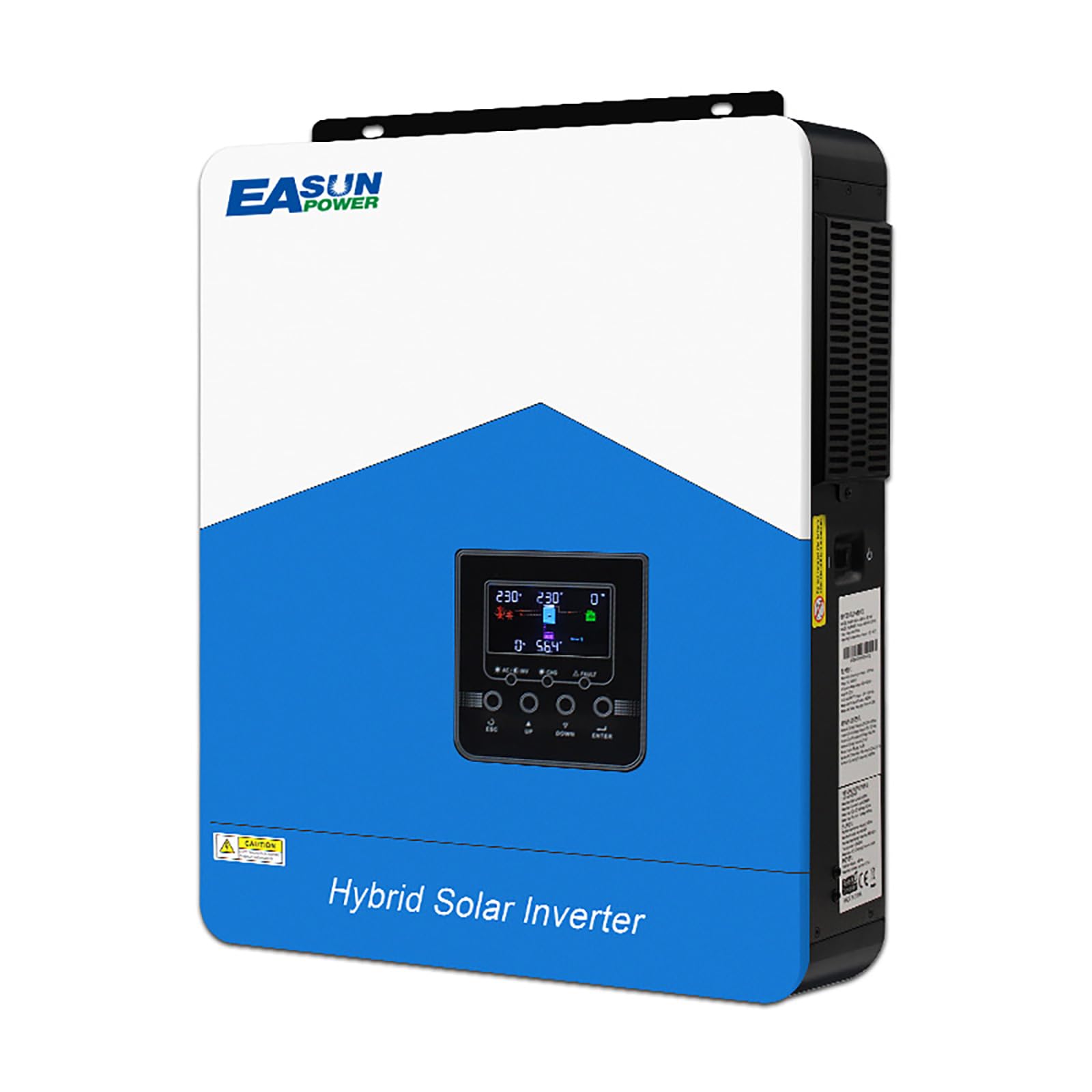 6200W Hybrid Wechselrichter, All-in-One Solar Wechselrichter mit PV 60-500VDC Off Grid reinem Sinus, mit WLAN-Modul, solar Inverter mit 48 V DC auf 230 V AC