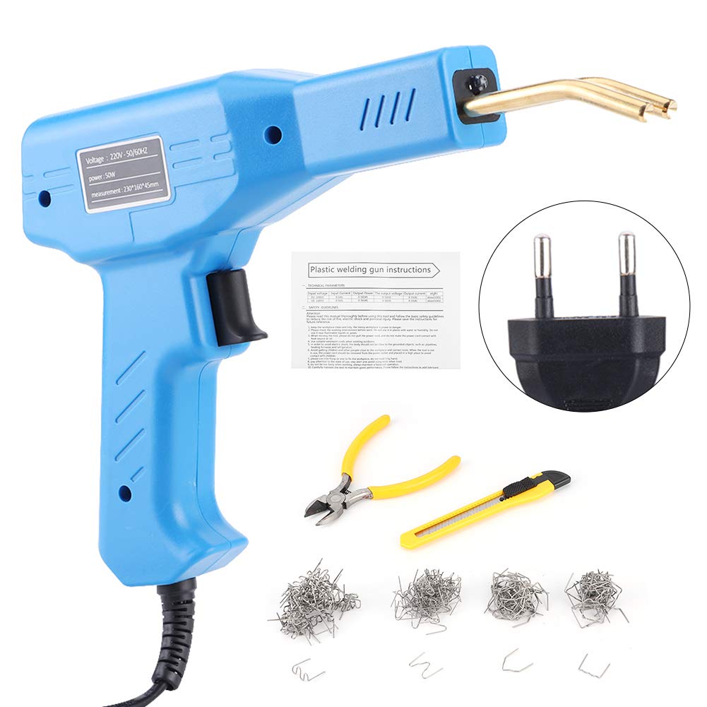 Pistola per Saldatura per Riparazione Paraurti in Plastica, (BLUE)
